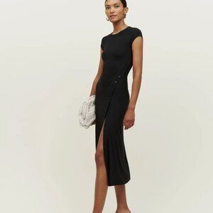 Reformation Kamila Knit Dress - Black